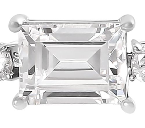 Diamonique 4.60 cttw Adjustable Bracelet, Sterling Silver — View 4