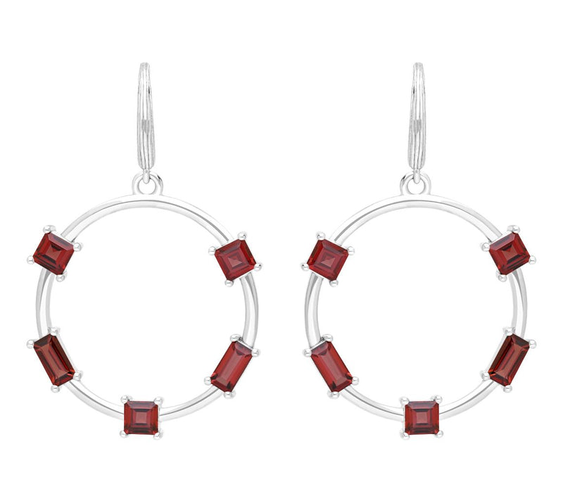 Ariva Silver Gemstone Jolie Earrings — View 8