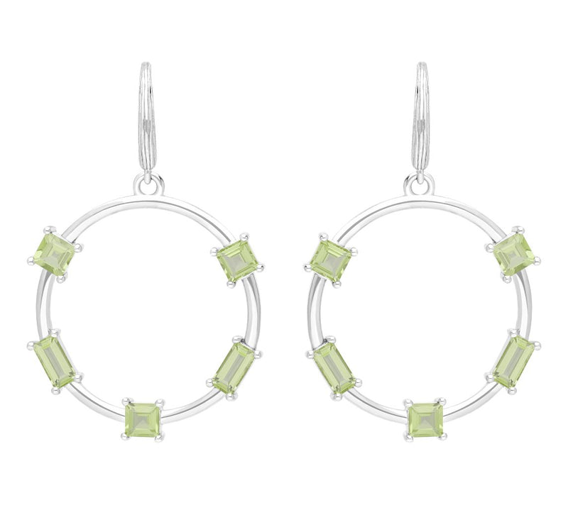 Ariva Silver Gemstone Jolie Earrings — View 9