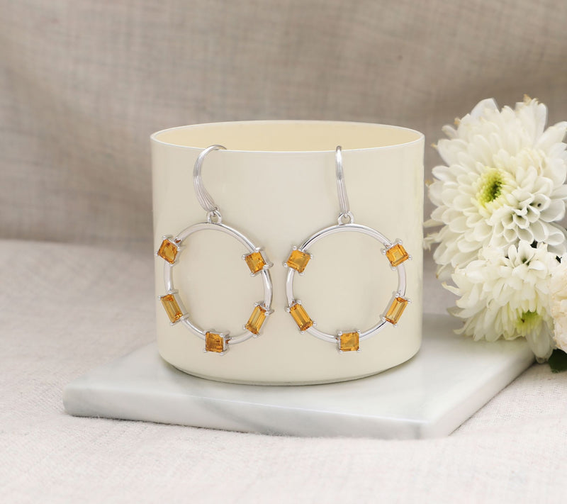 Ariva Silver Gemstone Jolie Earrings — View 2