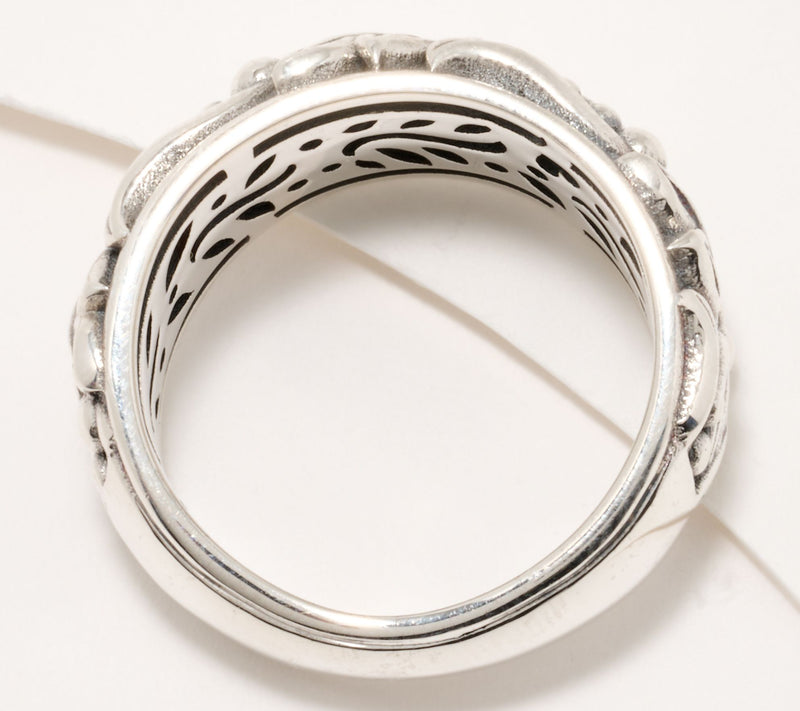 Christian James by Scott Grimes Sterling Silver Legacy Sycamore Band Ring — View 2