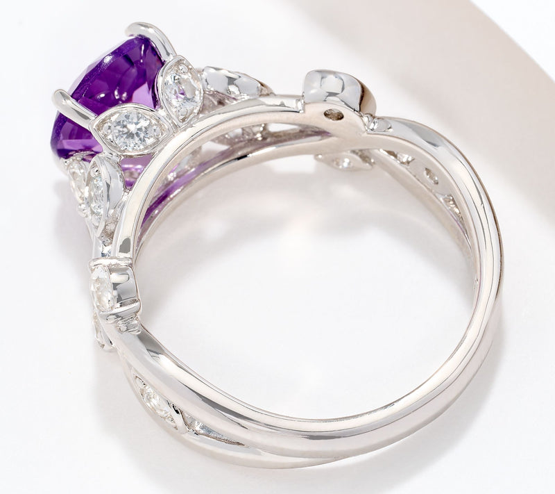 Christian James by Scott Grimes Sterling Silver Legacy Gemstone Solitaire Ring — View 12