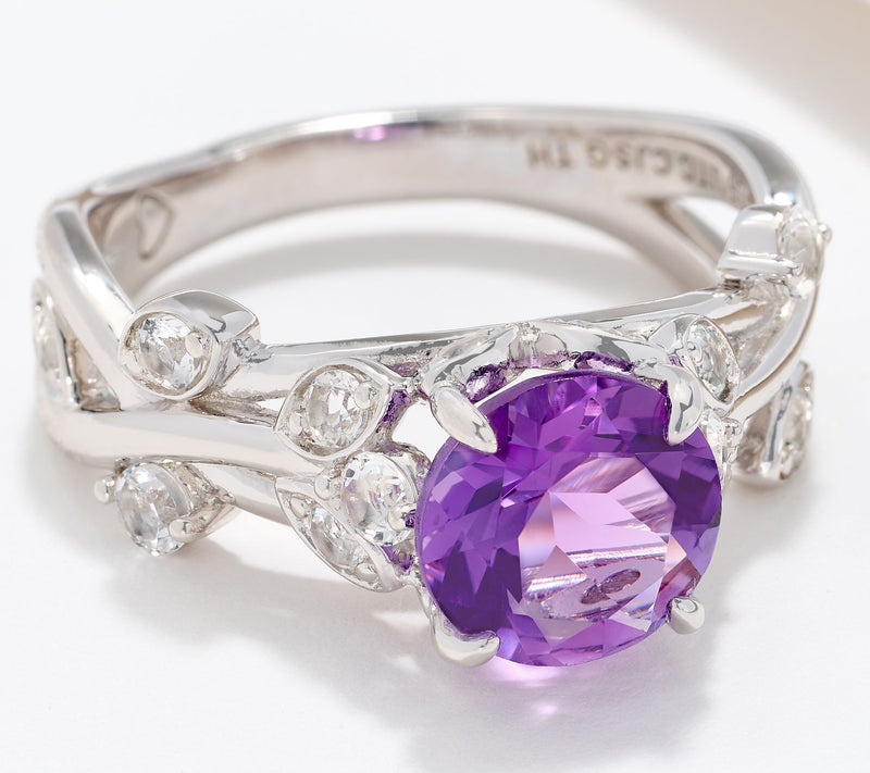 Christian James by Scott Grimes Sterling Silver Legacy Gemstone Solitaire Ring — View 5