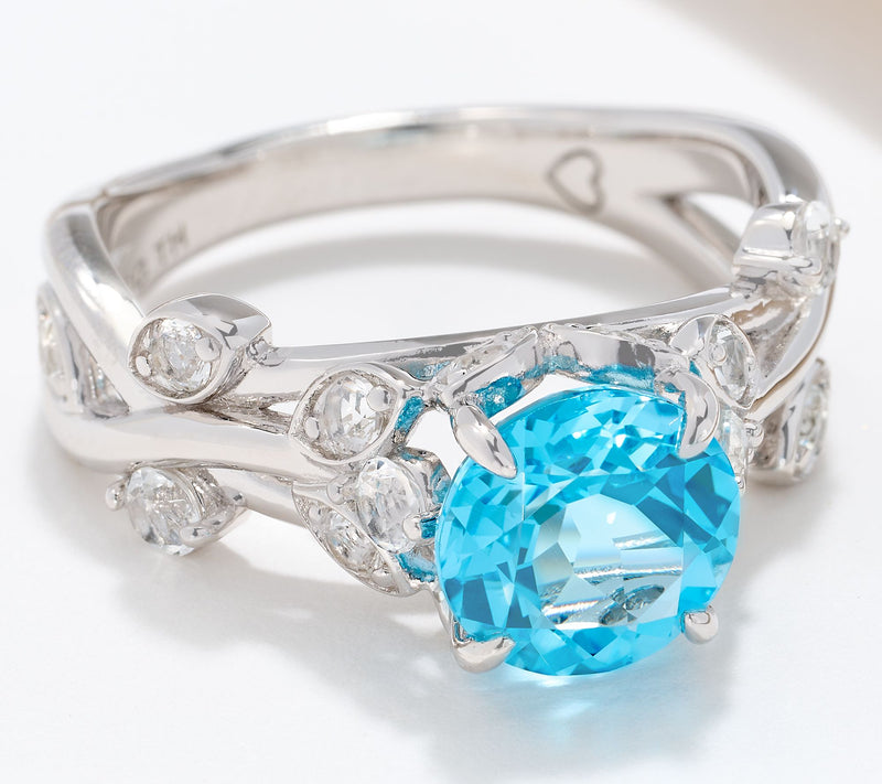Christian James by Scott Grimes Sterling Silver Legacy Gemstone Solitaire Ring — Main view