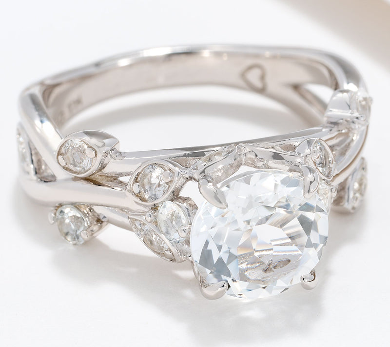 Christian James by Scott Grimes Sterling Silver Legacy Gemstone Solitaire Ring — View 7