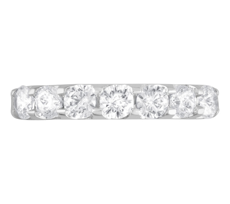 Fire Light 1.00 cttw Lab Grown Diamond Wedding Band Ring, 14K — View 3