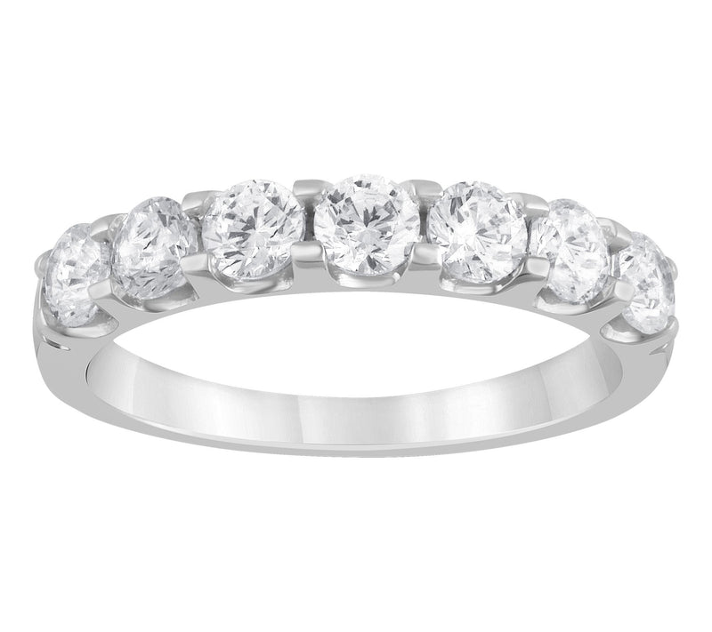 Fire Light 1.00 cttw Lab Grown Diamond Wedding Band Ring, 14K — Main view