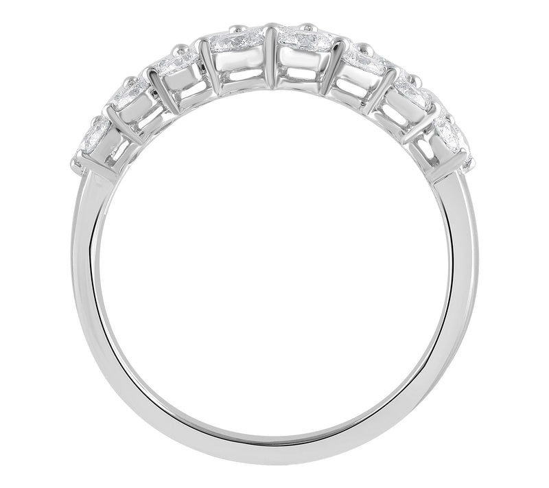 Fire Light 1.50 cttw Lab Grown Diamond Wide Band Ring, 14K — View 5