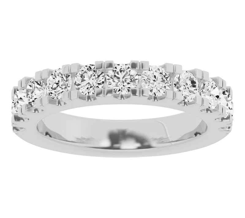 Fire Light 1.50 cttw Lab Grown Diamond Wedding Band Ring, 14K — Main view