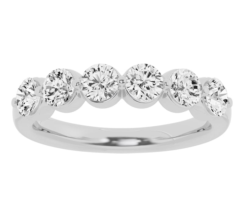 Fire Light 1.50 cttw Lab Grown Diamond Wedding Ring, 14K Gold — Main view