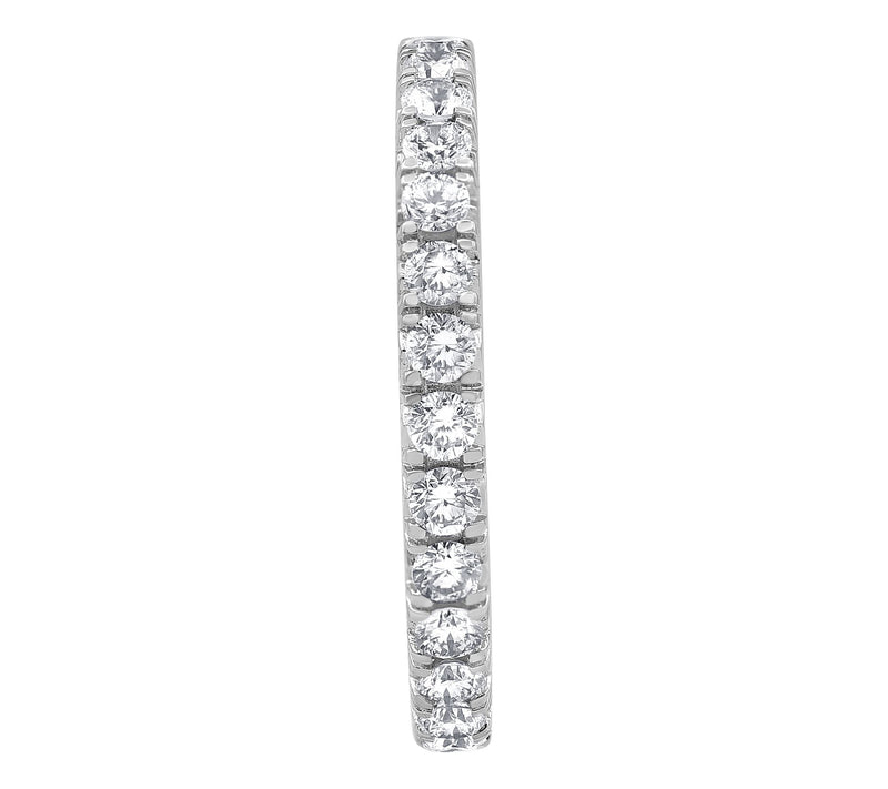 Fire Light 1.00 cttw Lab Grown Diamond Eternity Band Ring, 14K — View 5