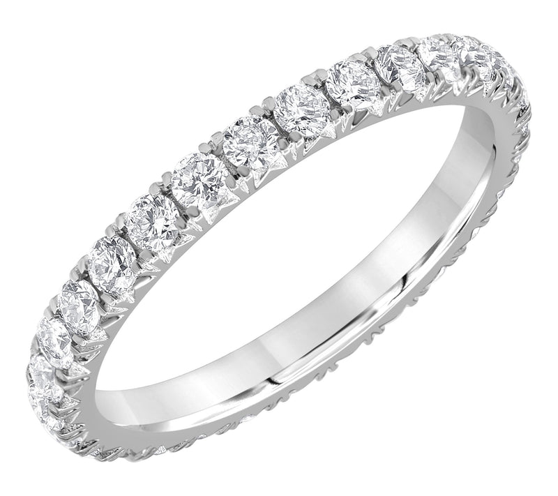 Fire Light 1.00 cttw Lab Grown Diamond Eternity Band Ring, 14K — View 2