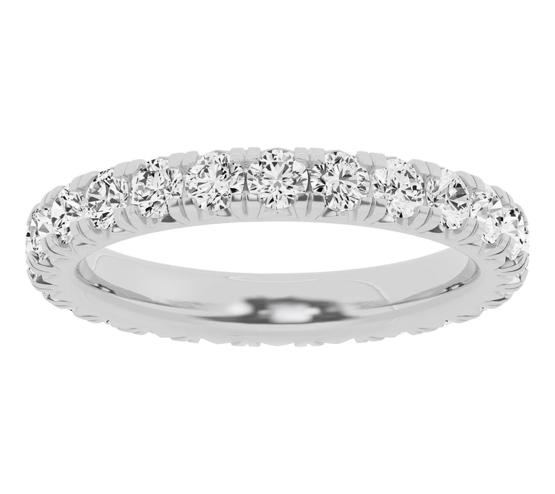 Fire Light 1.50 cttw Lab Grown Diamond Eternity Band Ring, 14K — Main view