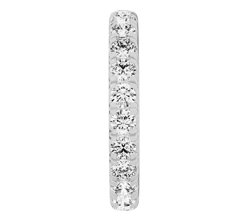 Fire Light 2.00 cttw Lab Grown Diamond Eternity Band Ring, 14K — View 3