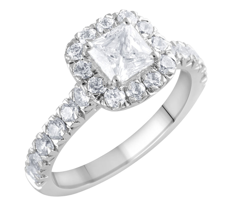Fire Light 2.00 cttw Lab Grown Diamond Engagement Ring,14K — View 2