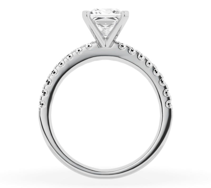 Fire Light 1.5 ct Lab Grown Diamond Engagement Ring, 14K — View 2