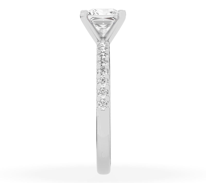 Fire Light 1.5 ct Lab Grown Diamond Engagement Ring, 14K — View 3