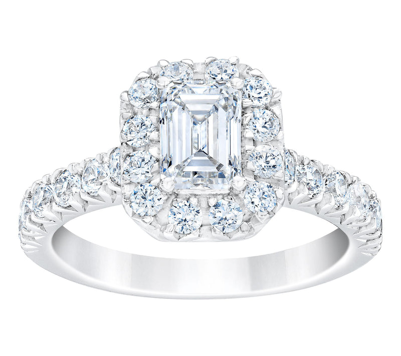 Fire Light 2.00 cttw Lab Grown Diamond Ring , 14K White Gold — Main view