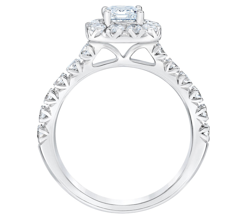 Fire Light 2.00 cttw Lab Grown Diamond Ring , 14K White Gold — View 3