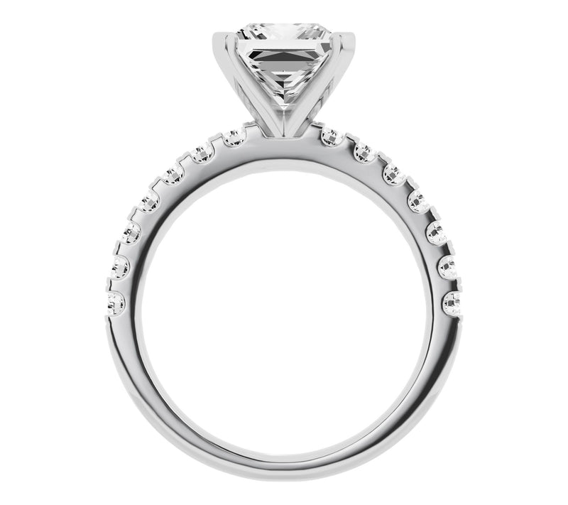 Fire Light 2.50 cttw Lab Grown Diamond Engagement Ring 14K — View 2