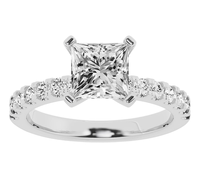 Fire Light 2.50 cttw Lab Grown Diamond Engagement Ring 14K — Main view