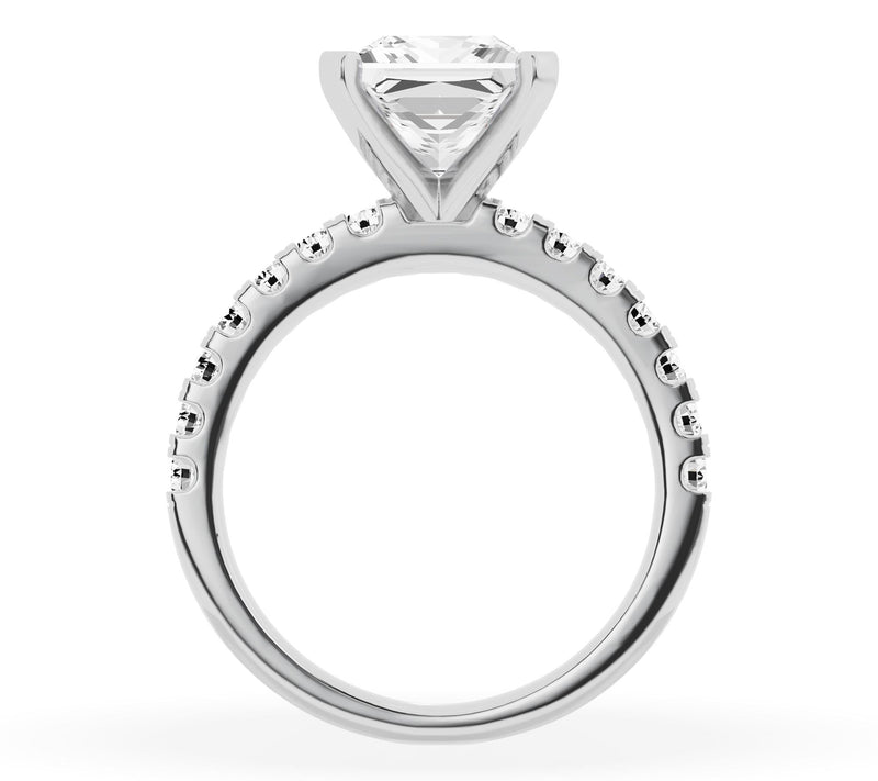 Fire Light 3.00 cttw Lab Grown Diamond Engagement Ring, 14K — View 2