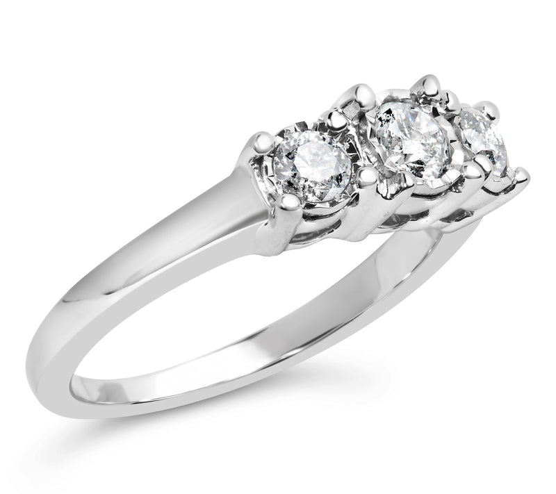 Haus of Brilliance Lab Grown 0.50 cttw DiamondRing, 14K Gold — View 3