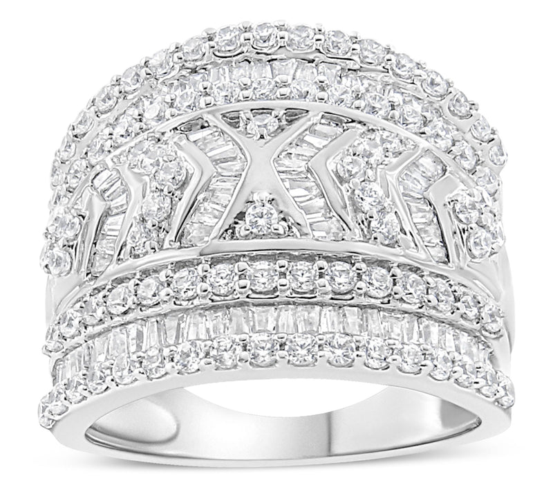 Haus of Brilliance 2.00 cttw Diamond Cocktail Ring, Sterling — View 6