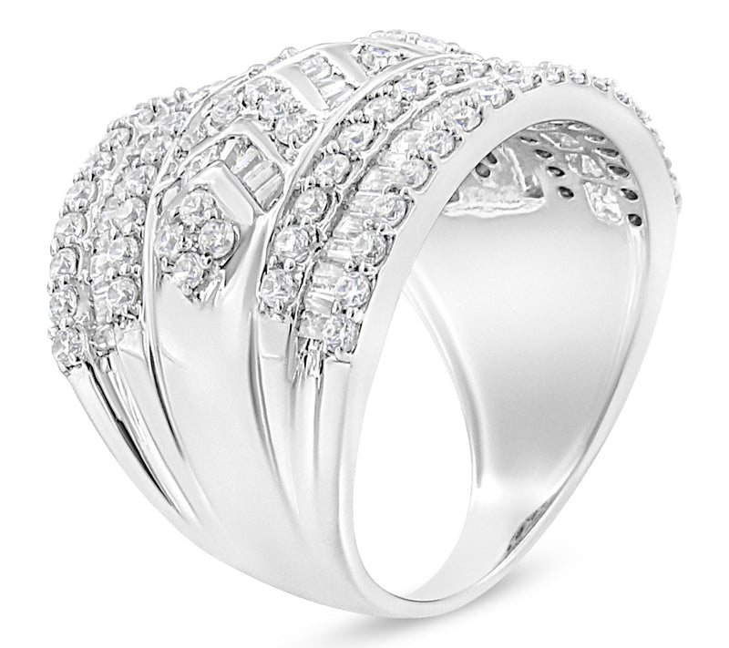 Haus of Brilliance 2.00 cttw Diamond Cocktail Ring, Sterling — View 2