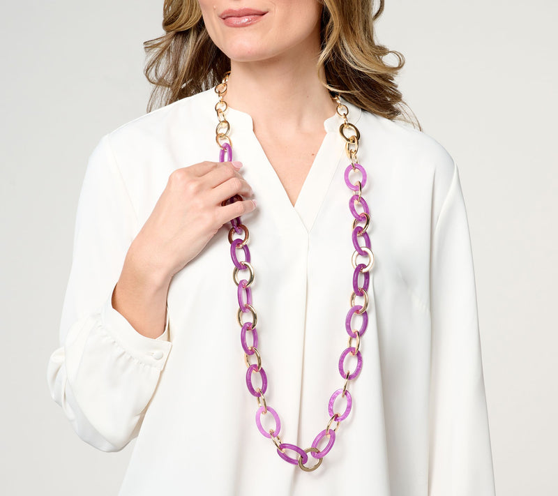 Carla Rockmore Collection The New York Chain Link Necklace — View 4