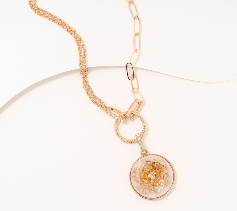 Joan Rivers Gardenia Pendant — View 11