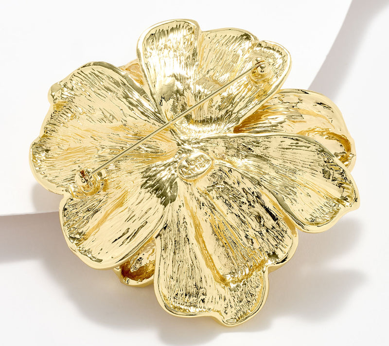 Joan Rivers Blooming Gardenia Flower Pin — View 2