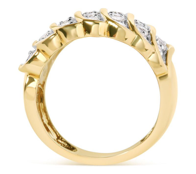 Haus of Brilliance 2.00 cttw Diamond Cocktail Ring, 14K Plated — View 2