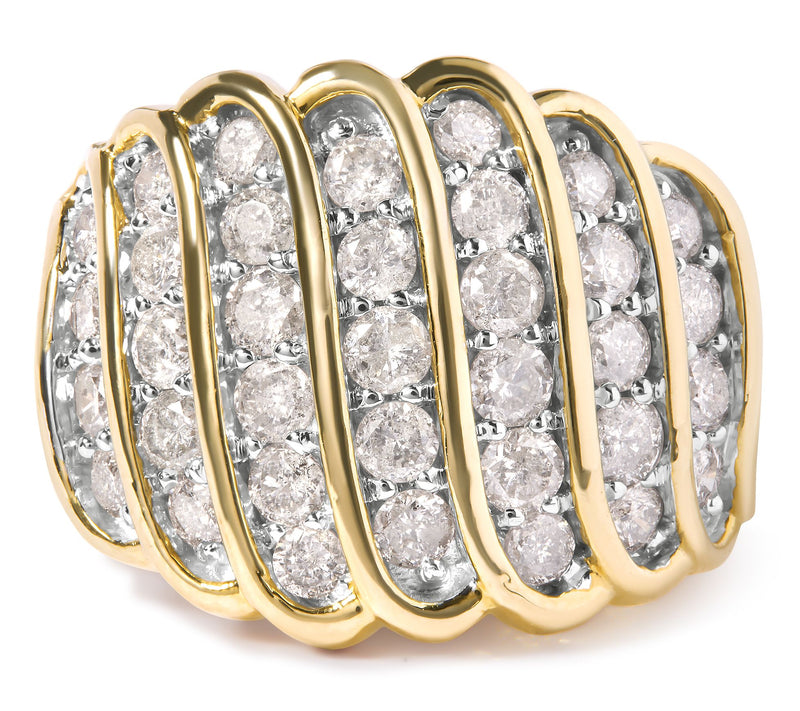 Haus of Brilliance 2.00 cttw Diamond Cocktail Ring, 14K Plated — Main view
