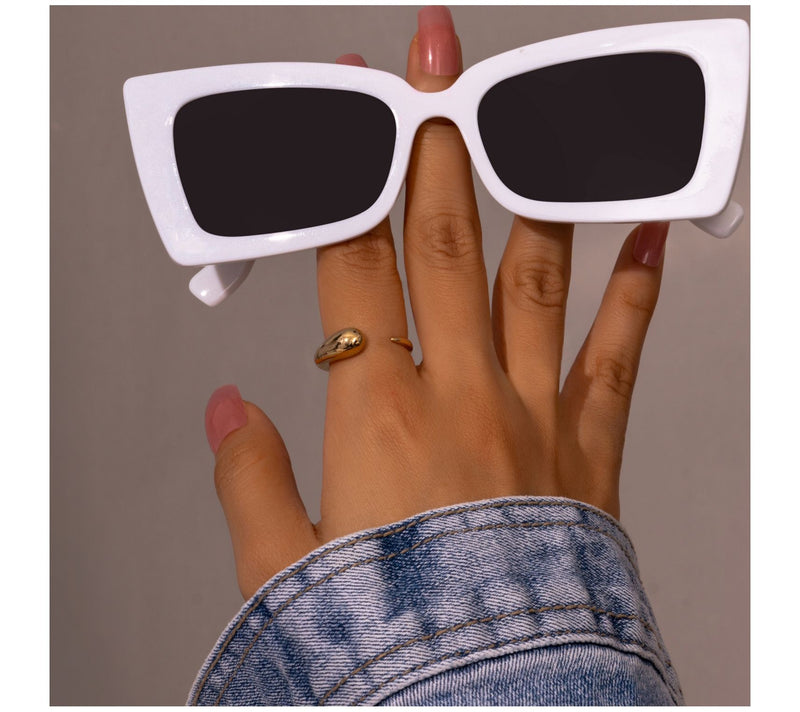 14K Gold Plated Sculptural Open Ring — View 5