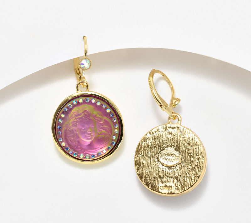 Kirks Folly Mystic Dream Angel Lever Back Earrings — View 6