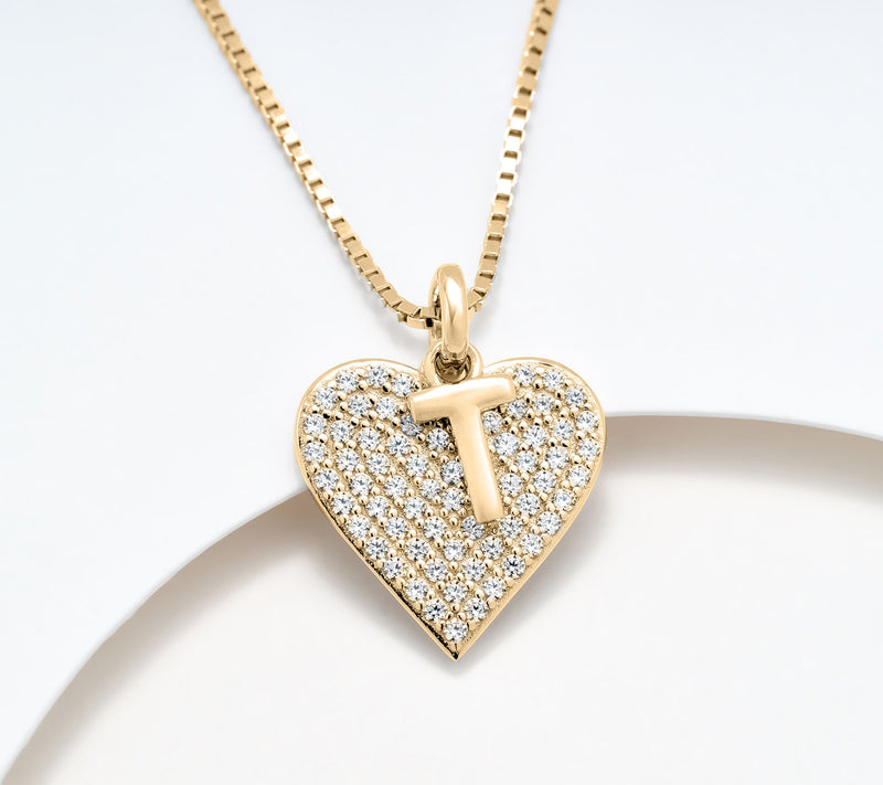 Diamonique x Kathy Levine All About You Necklace, 14k Plated — View 27