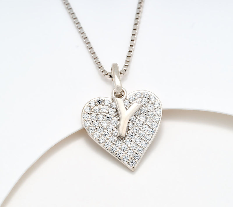 Diamonique x Kathy Levine All About You Necklace, Sterling Silver — View 53