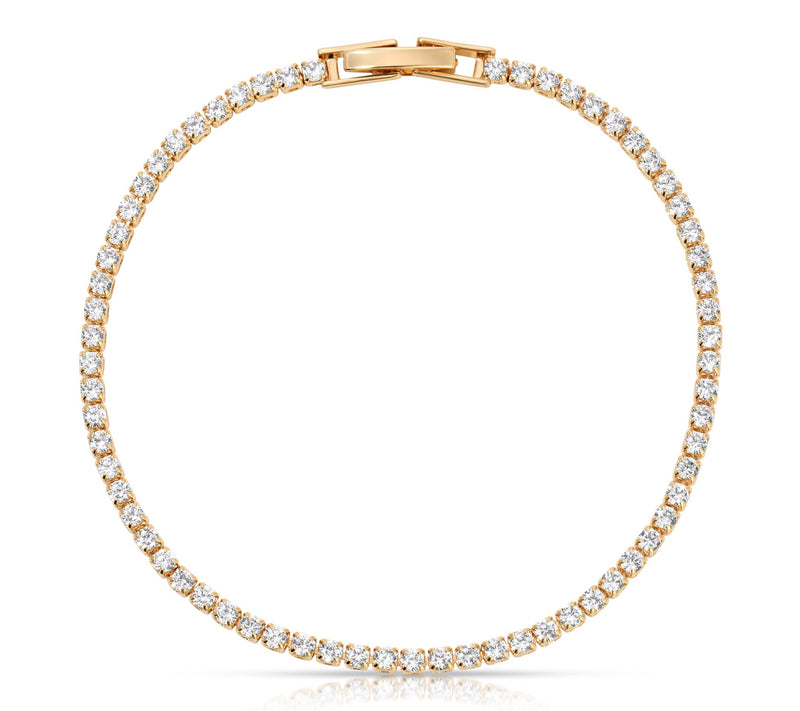 Ettika Minimalist Cubic Zirconia Tennis Bracelet — Main view