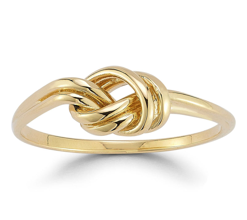 Italian Gold Love Knot Ring, 14K — Main view