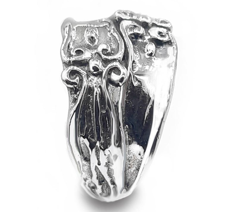 Hagit Sterling Silver Textured Bypass Ring — View 4