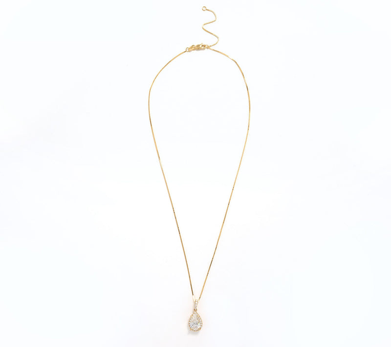 Fire Light Lab Grown Diamond 2.00 cttw 18" Necklace, 14K — View 2