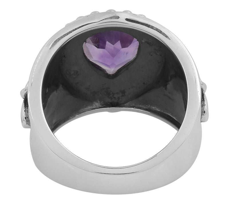 Artisan Crafted Sterling Silver 2.05 cttw Amethst Ring — View 4