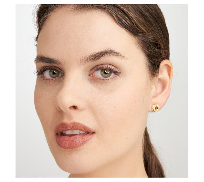 Affinity Gems Birthstone Stud Earrings,18k GoldPlated — View 27