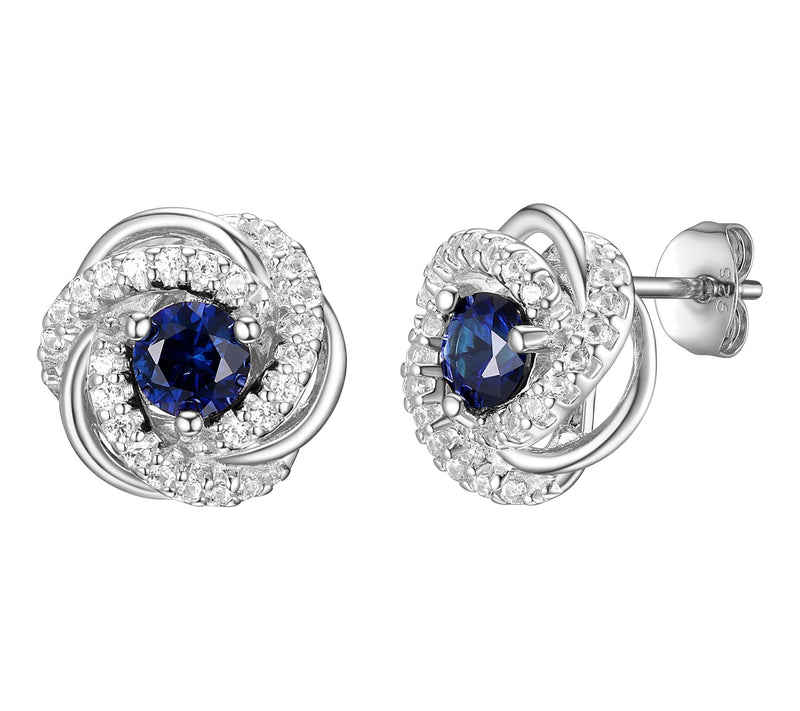 Affinity Gems Birthstone Stud Earrings, SterlinSilver — View 23