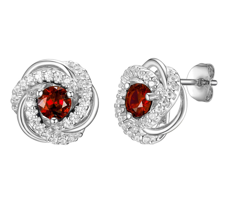 Affinity Gems Birthstone Stud Earrings, SterlinSilver — View 13