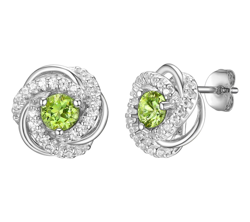 Affinity Gems Birthstone Stud Earrings, SterlinSilver — View 17