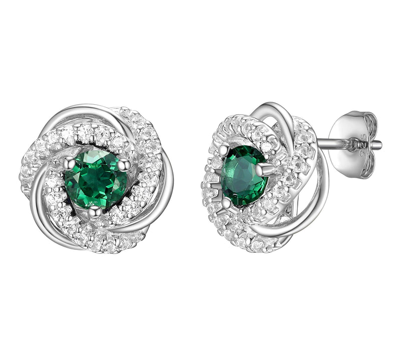 Affinity Gems Birthstone Stud Earrings, SterlinSilver — View 19