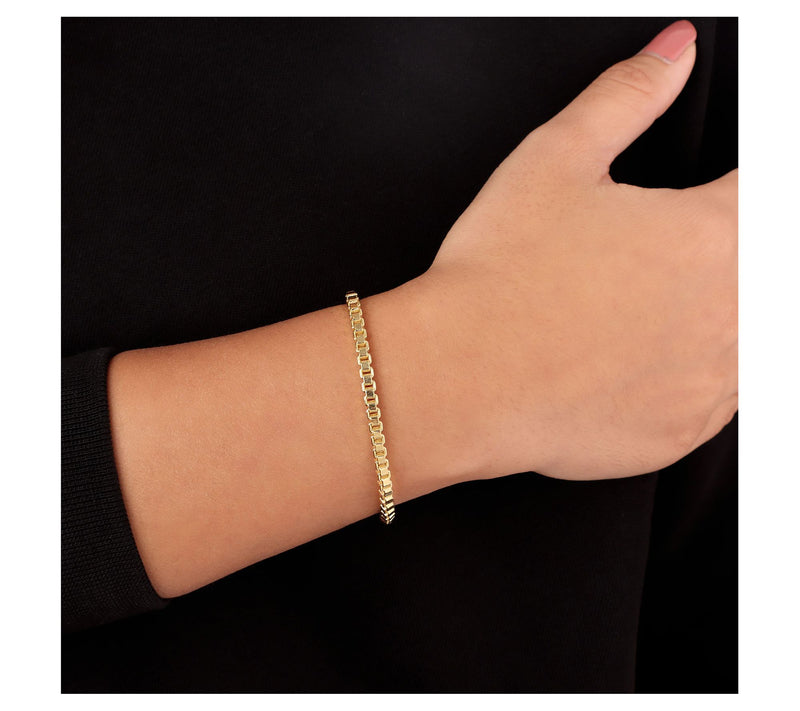 David Markstein Bronze Bold Box Chain bracelet — View 11