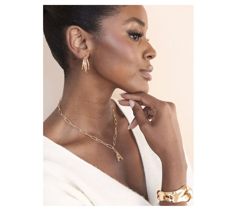 Ettika Helena Hoop Earrings — View 2